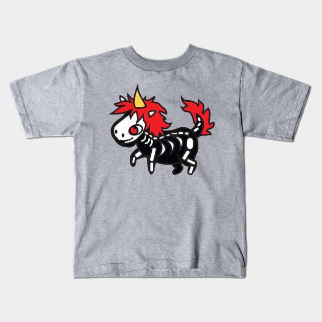 Gary the Unicorn the Skelly Kids T-Shirt by UntidyVenus